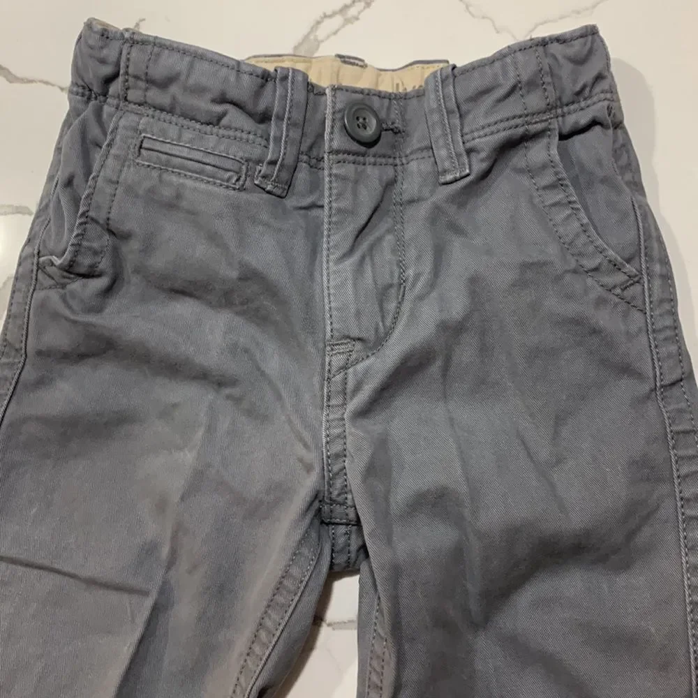 Baby GAP Toddler Boys Lived -in Gray Casual Dress Pants Grey Size 2T